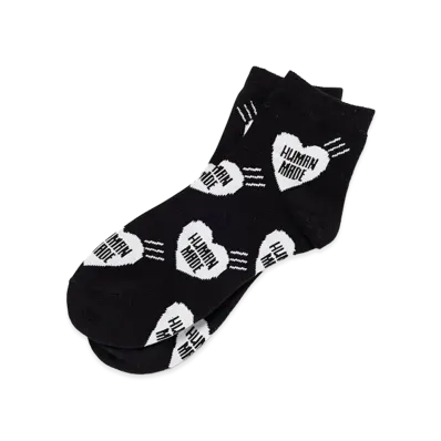 HUMAN MADE Heart Short Socks "Black"