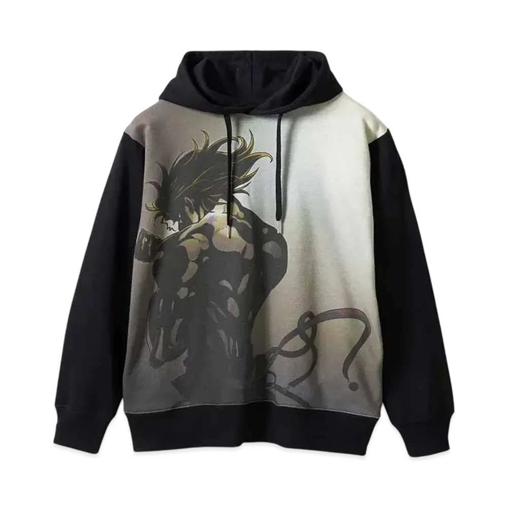 graniph x JOJO'S BIZARRE ADVENTURE DIO Fleece Parka "Black"