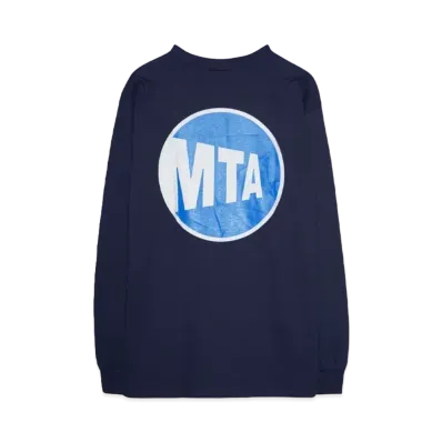 MTA x LFYT LOGO L/S TEE "NAVY"