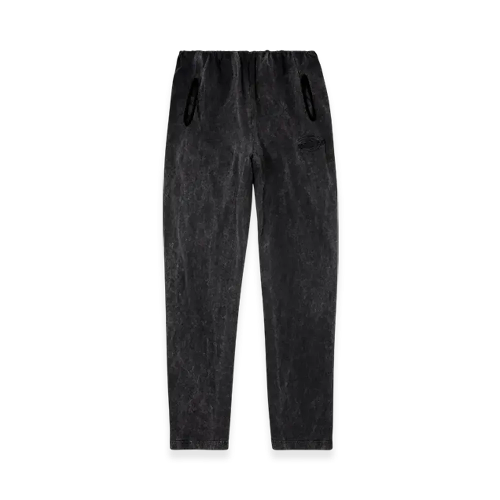 Diesel P-Markle Treated Sweatpants With Gathered Waist "Black"