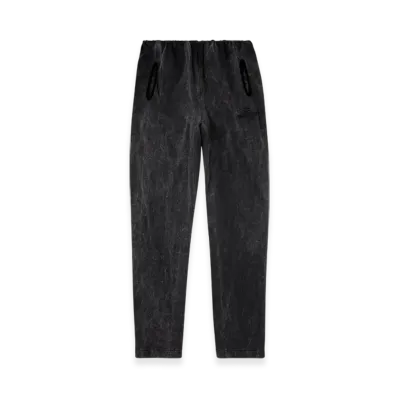 Diesel P-Markle Treated Sweatpants With Gathered Waist "Black"
