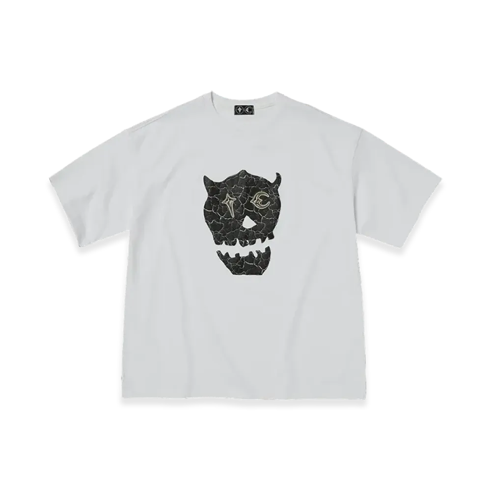 THUG CLUB TC Skull T-Shirt "White"