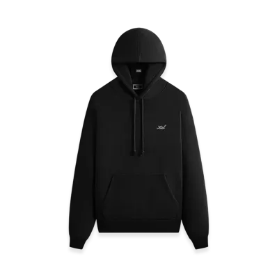 Kith Sueded French Terry Nelson Hoodie "Black"