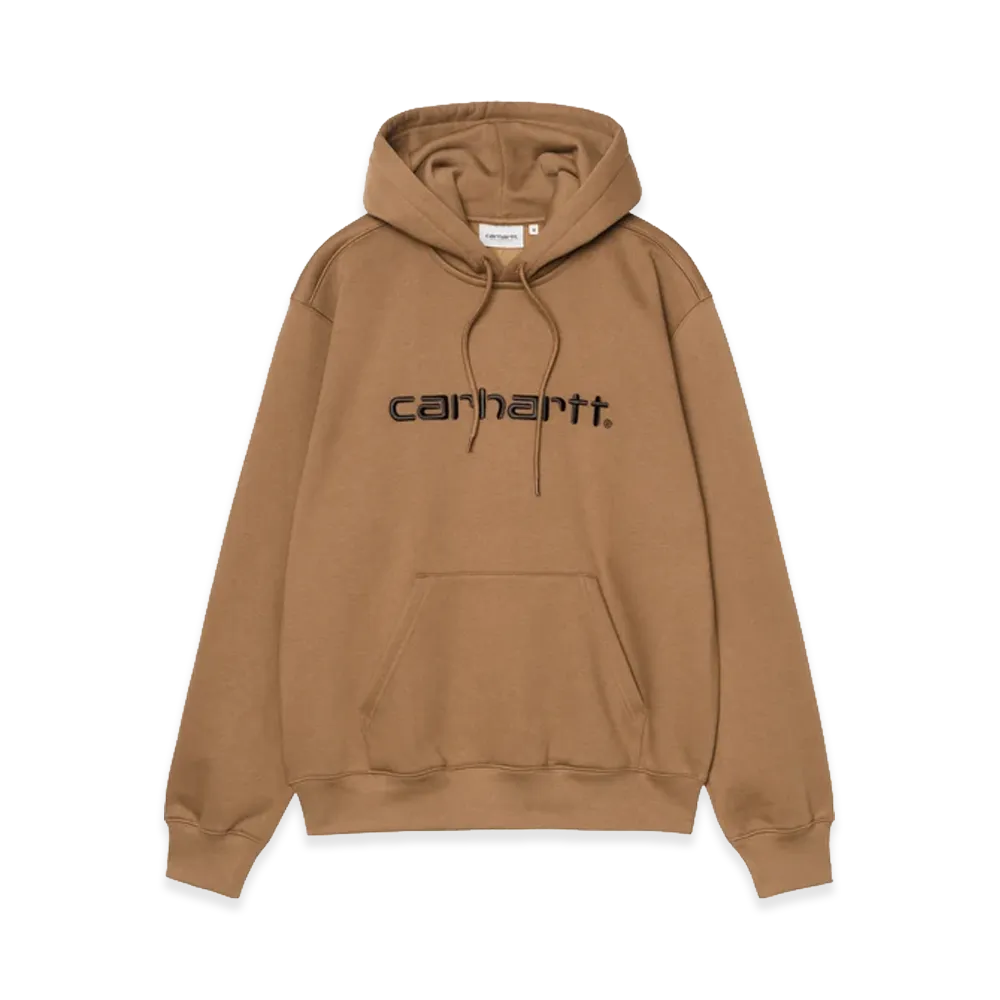 Carhartt WIP Hooded Carhartt Sweat "WIP H Brown/Black"