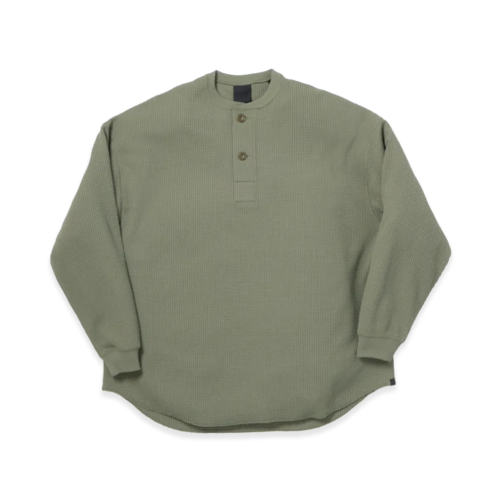 DAIWA PIER39 Women's Tech Thermal Henley L/S "Light Olive"