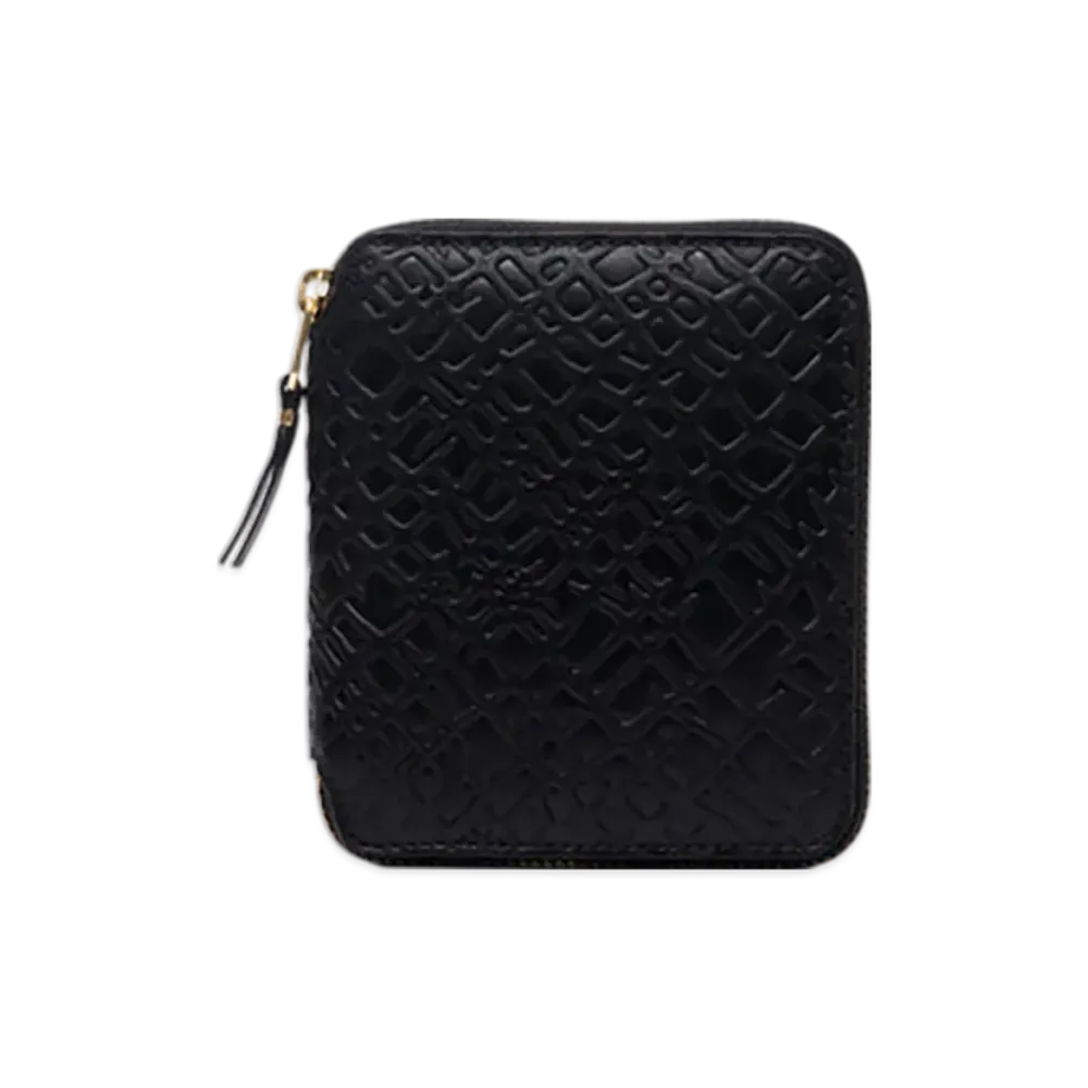 COMME des GARCONS Wallet Embossed Roots "Black"