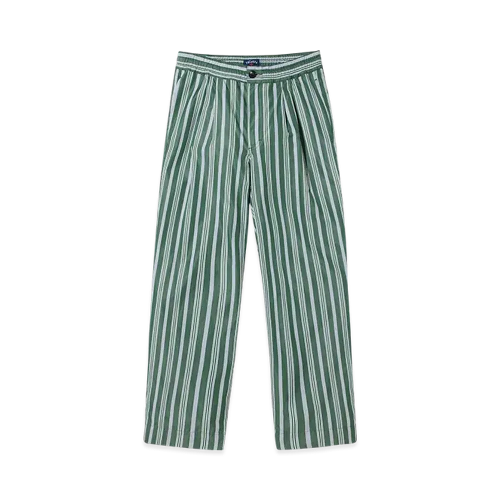 Noah Beach Pants "Green/White"