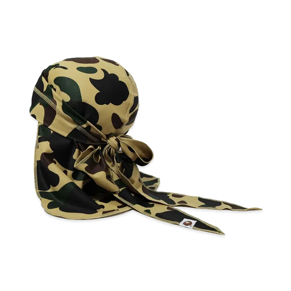 A BATHING APE Du-Rag "Yellow"