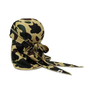 A BATHING APE Du-Rag "Yellow"
