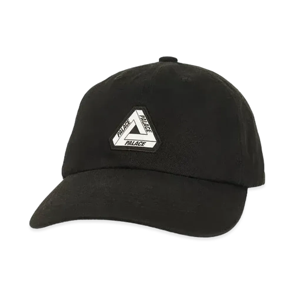 PALACE WASHED TWILL TRI-FERG 6-PANEL "Black"