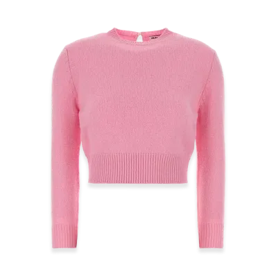 Jil Sander Women's Wool Blend Sweater "Pink"