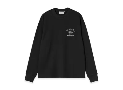 Carhartt WIP L/S Eightynine Waffle T-Shirt "Black/White"