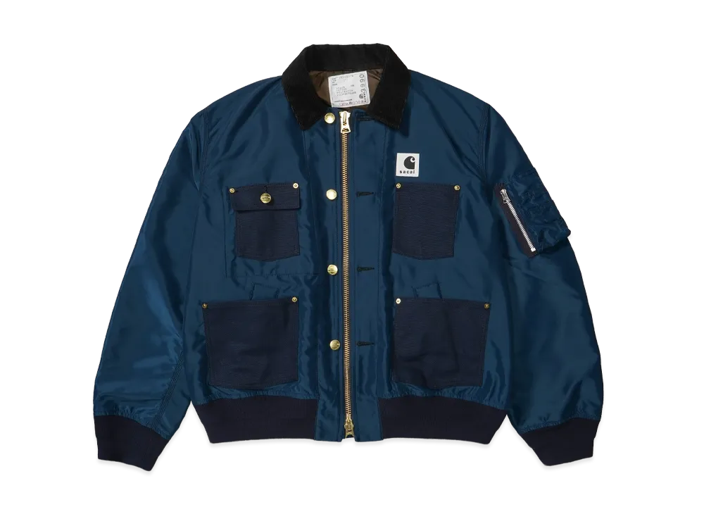 sacai x LEVI'S Men's Denim x Nylon Twill Reversible Blouson 