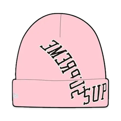 Supreme New Era Multi Arc Beanie "Pink"