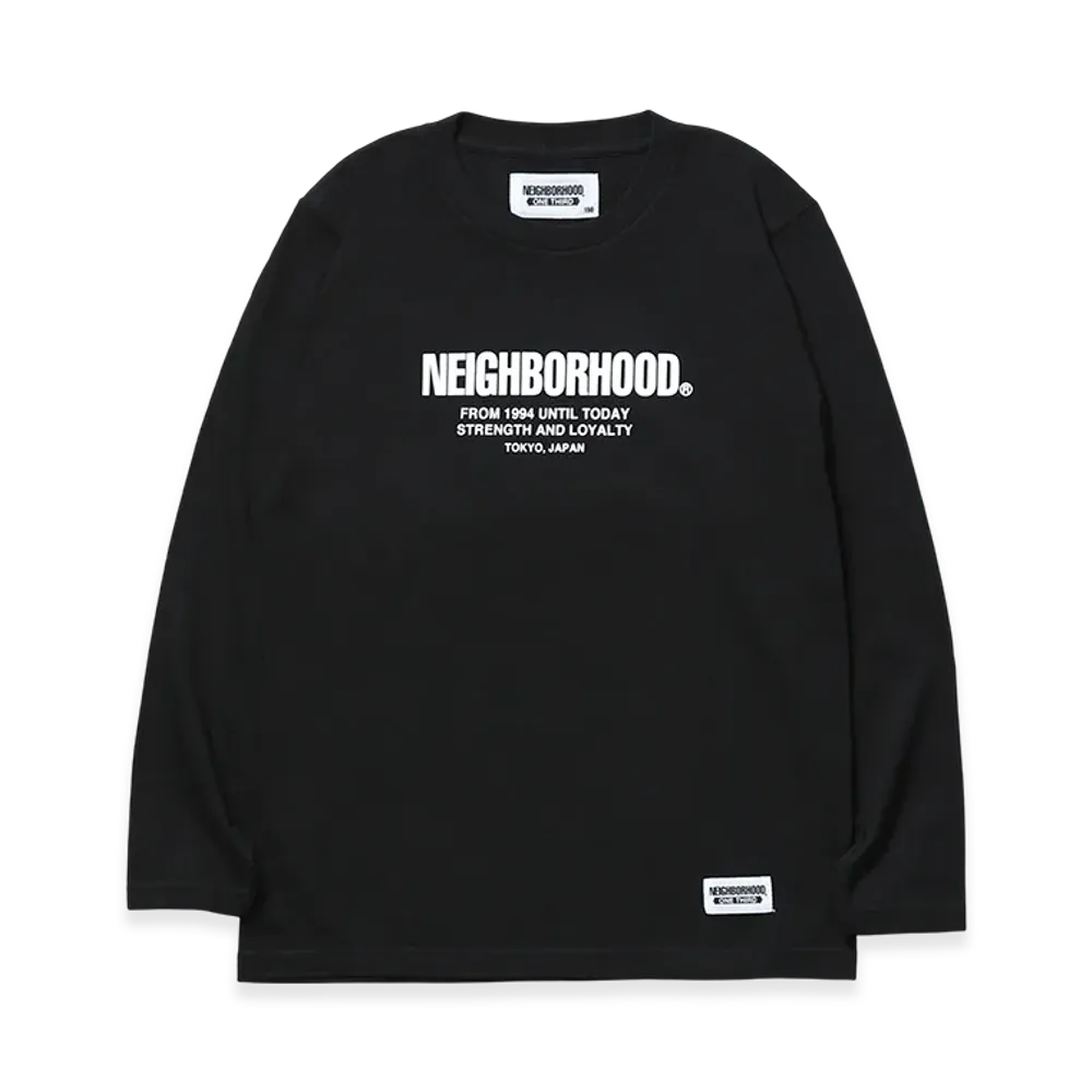 NEIGHBORHOOD Ot. Tee LS-3 "Black"