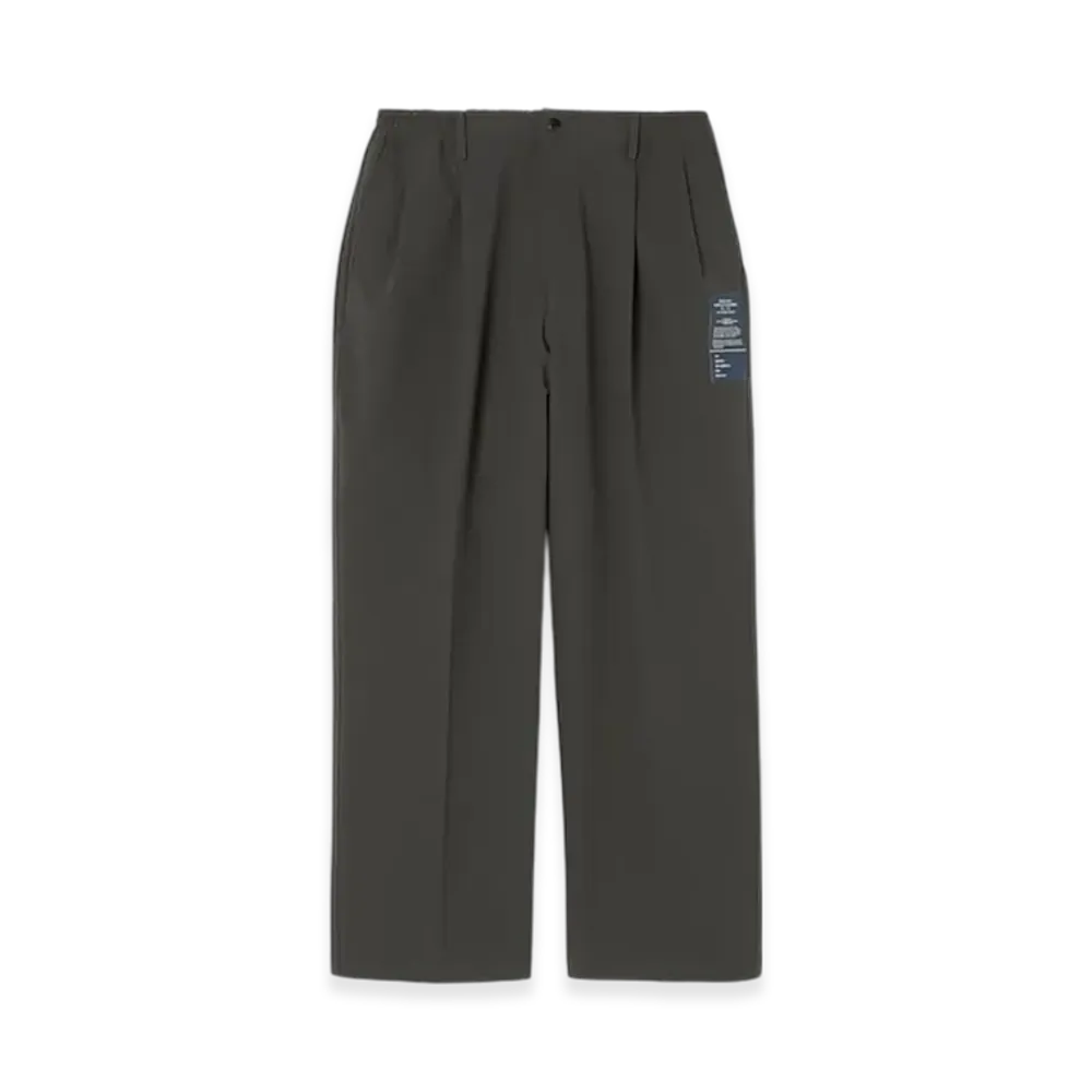 N.HOOLYWOOD Double Tuck Trousers "Charcoal"