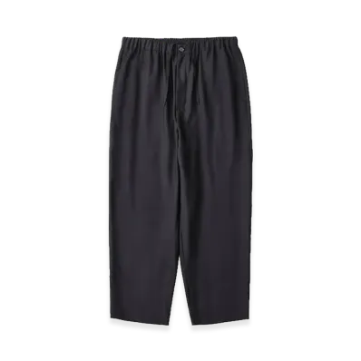 everyone Nylon Silk Twill Easy Slacks "Black"