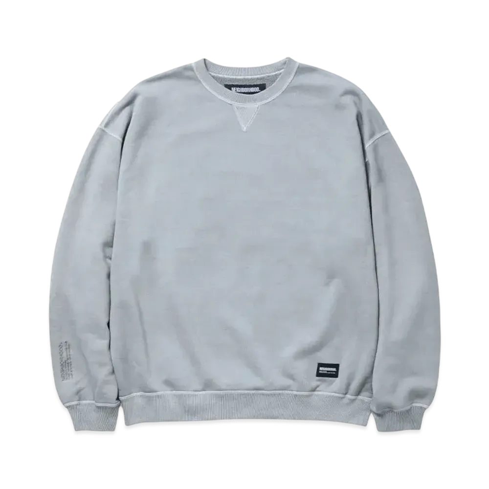 NEIGHBORHOOD Pigment Dyed Sweat Shirt LS "Gray"