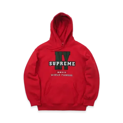 Supreme NY Hooded Sweatshirt (19FW) "Red"