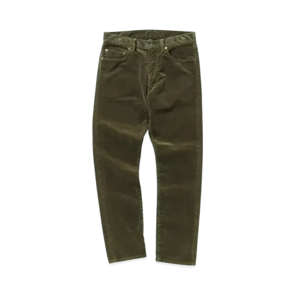 BEAMS 5 Pocket Corduroy "Olive"