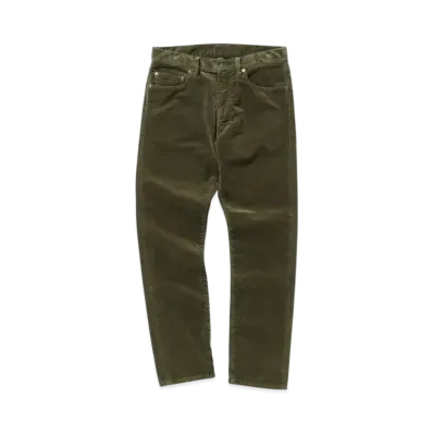 BEAMS 5 Pocket Corduroy "Olive"