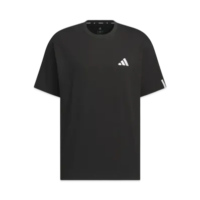 adidas Essentials Plus Loose Fit Small Logo Short Sleeve T-Shirt "Black"