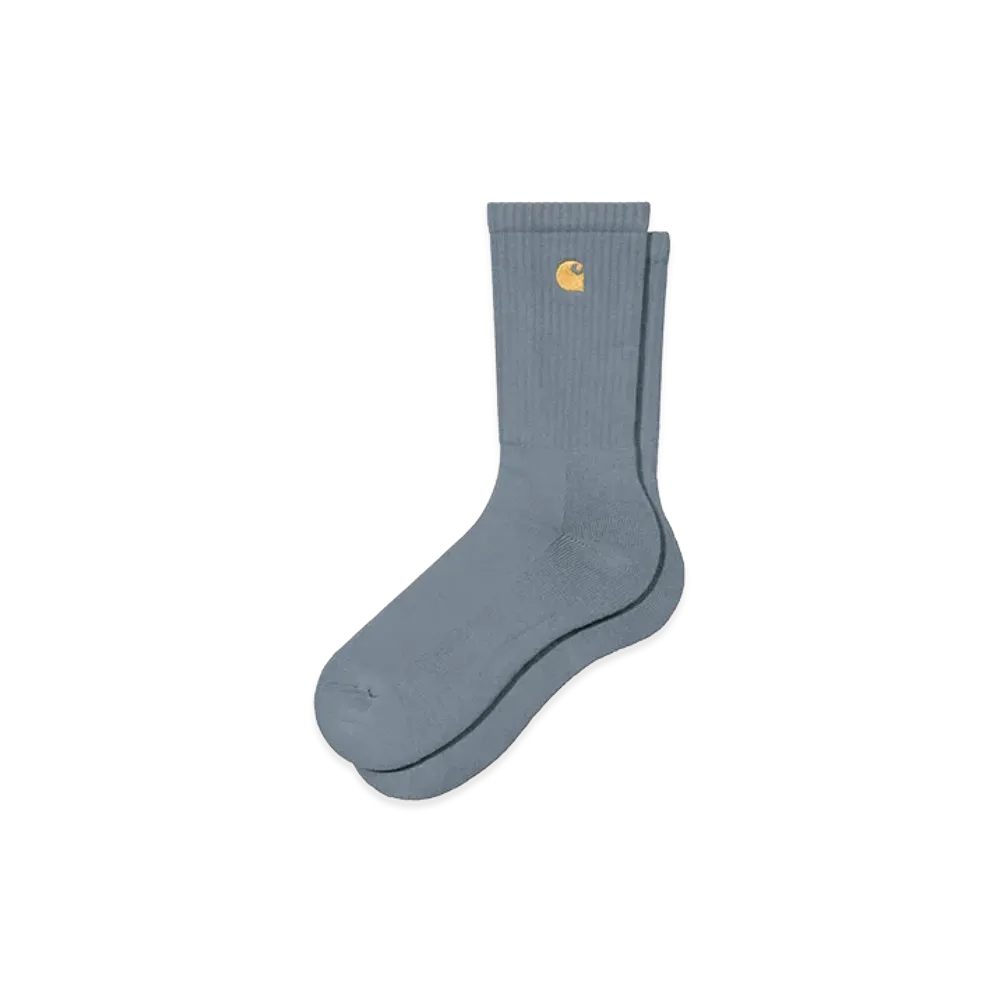 Carhartt WIP Chase Socks "Cozy Blue/Gold"
