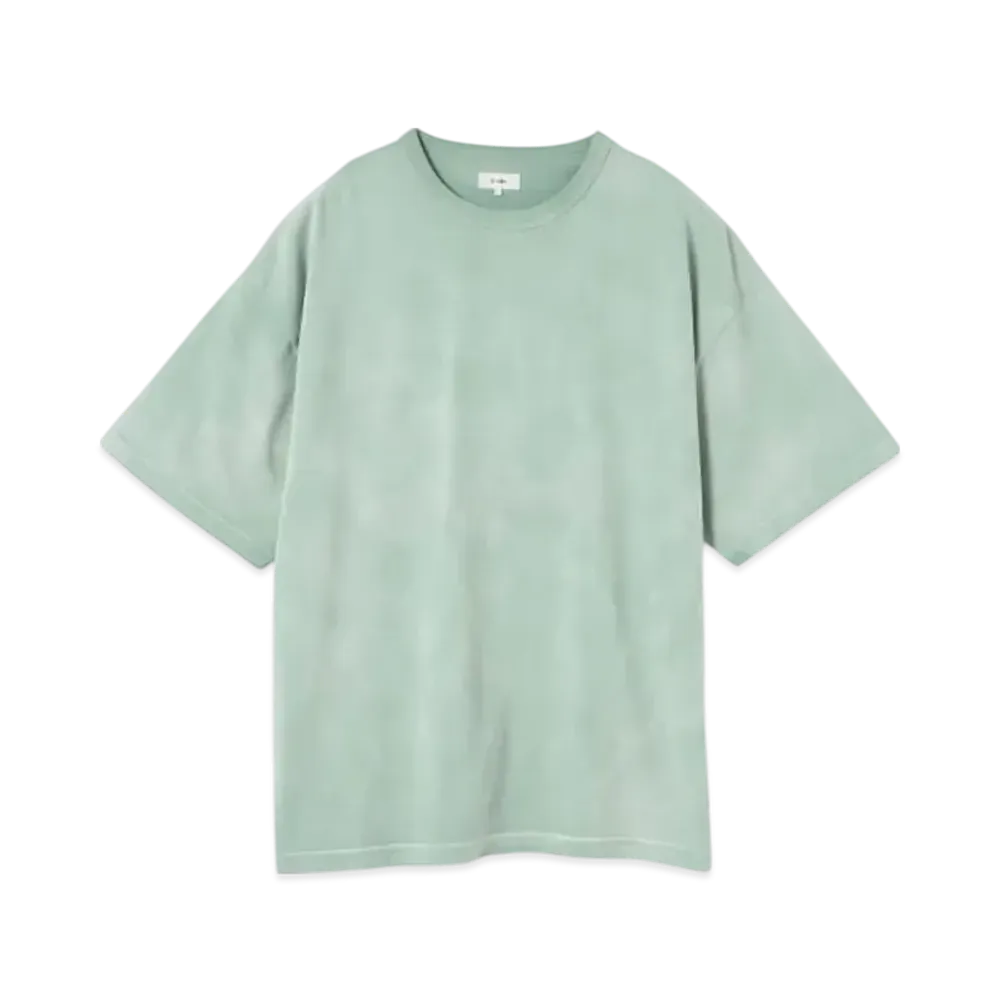 BEAMS Loose Fade Crew Neck T-Shirt "MintGreen"