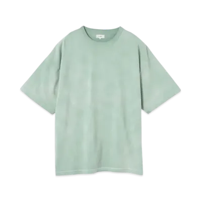 BEAMS Loose Fade Crew Neck T-Shirt "MintGreen"