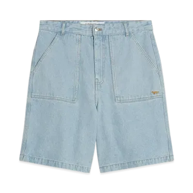 Maison Kitsune Denim Workwear Shorts "Light Wash"