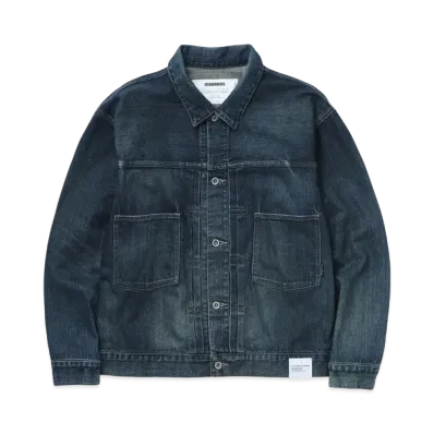 NEIGHBORHOOD Washed Denim Type-2 Jacket "Indigo"
