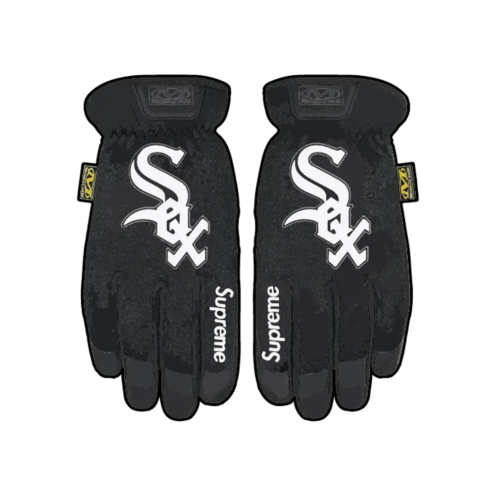 Supreme x Mechanix x MLB FastFit Teams Gloves "Black"