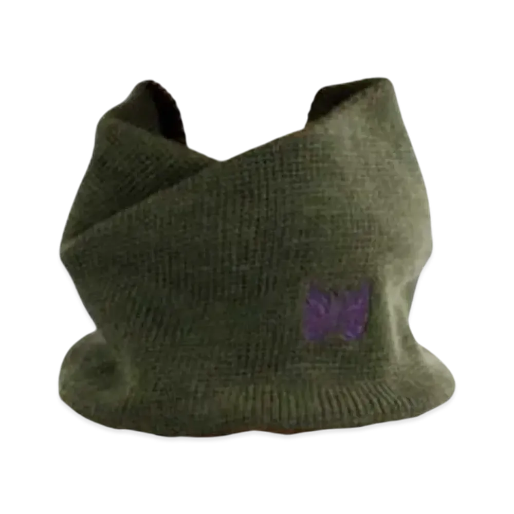 NEEDLES Merino Wool Neck Warmer "Olive" PU065