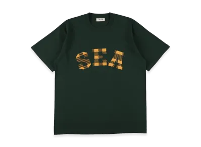 WIND AND SEA Plaid Logo S/S Tee "Green"