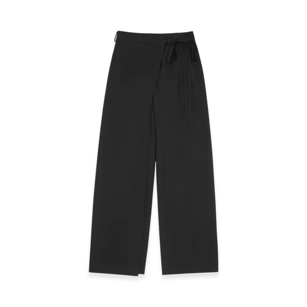 MM6 Maison Margiela Women's Wrap Trousers "Black"