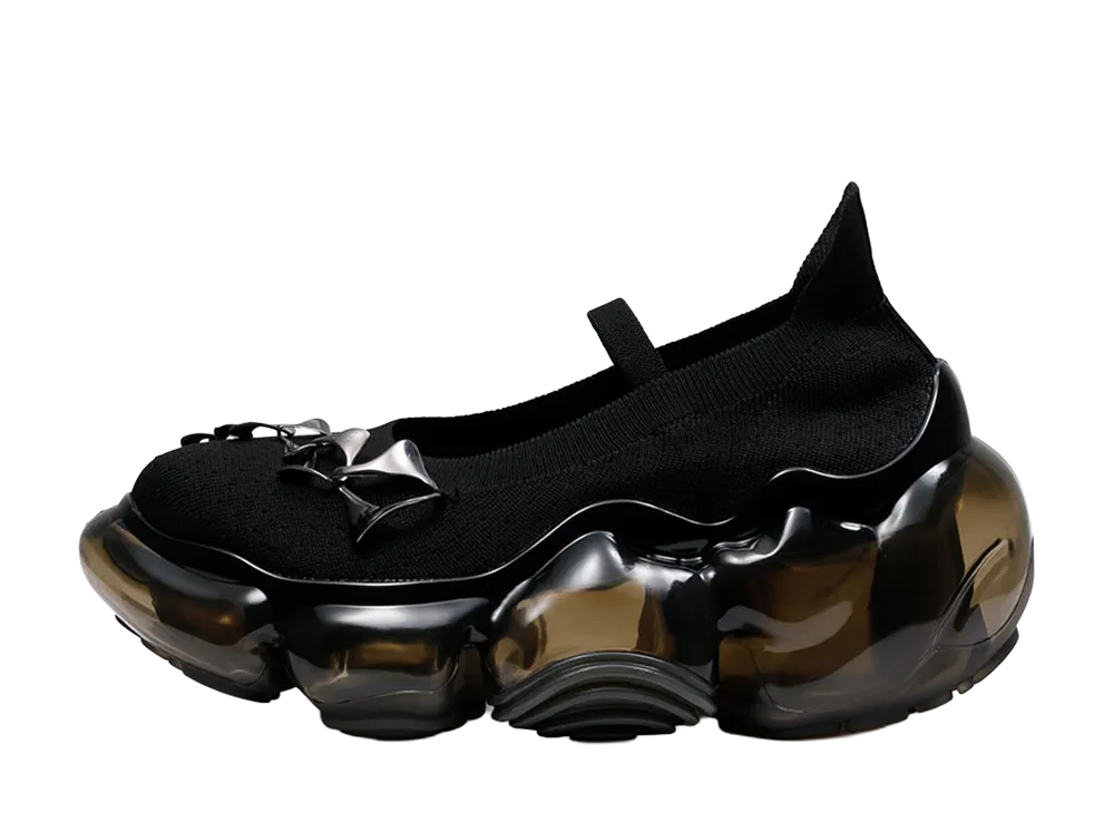 HEAVEN TANUDIREDJA × grounds Women's MOOPIE "Chains Merry/Black/Black"