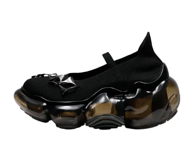 HEAVEN TANUDIREDJA × grounds Women's MOOPIE "Chains Merry/Black/Black"