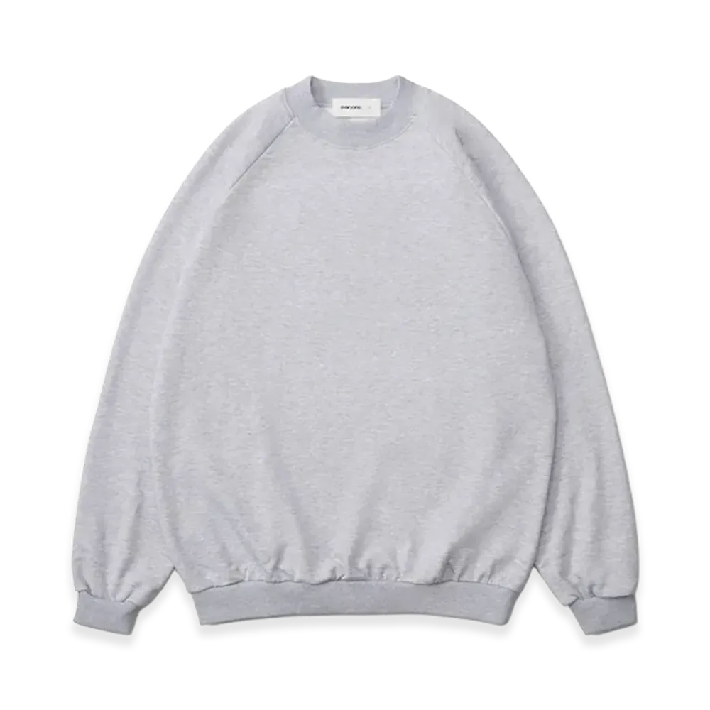 everyone Luxury Cotton Crew Neck Sweatshirt "Ash Heather"