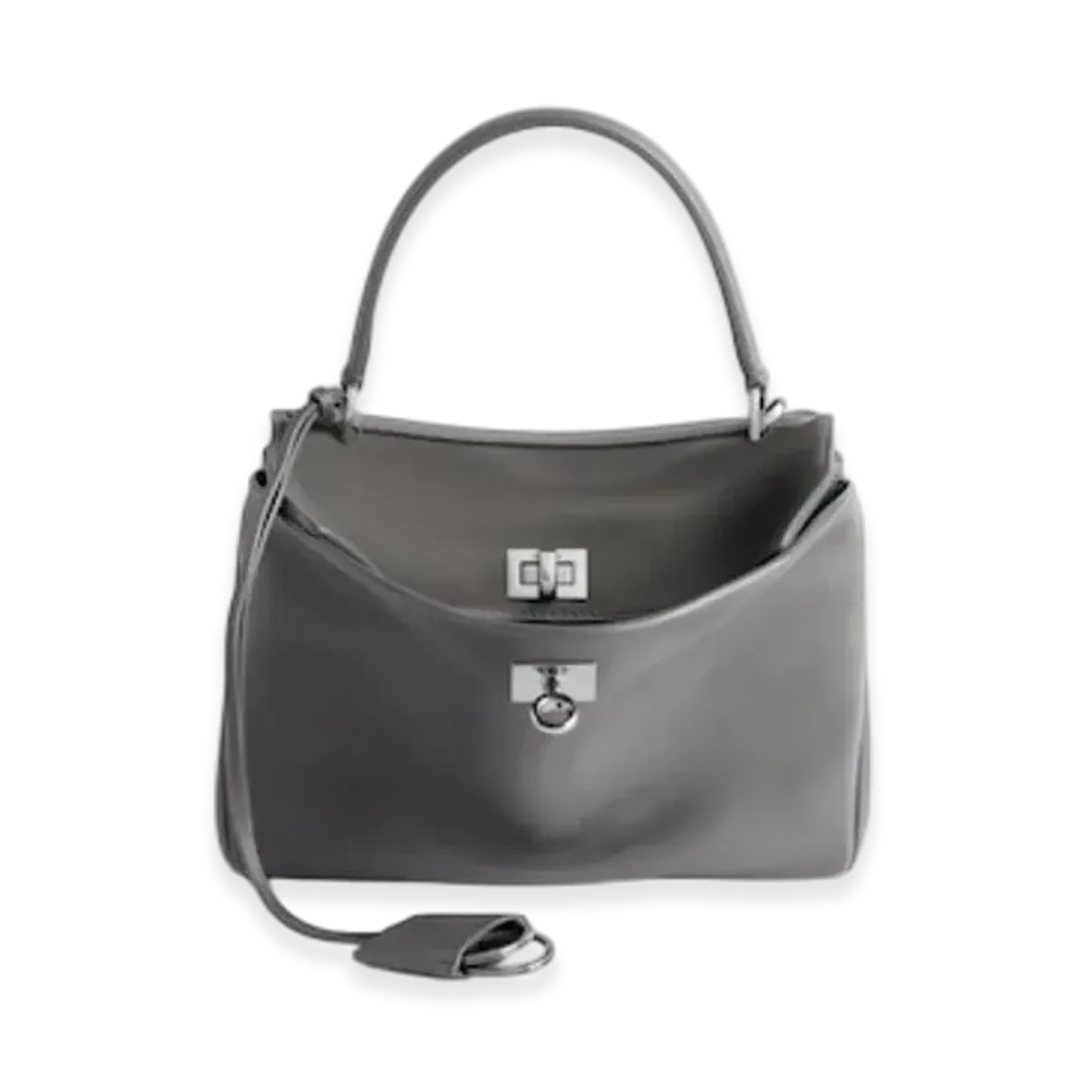BALENCIAGA Rodeo Mini Handbag "Grey"