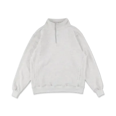 WIND AND SEA SEA HAIL SNAP LIGHT SWEAT TOPS "Ash"