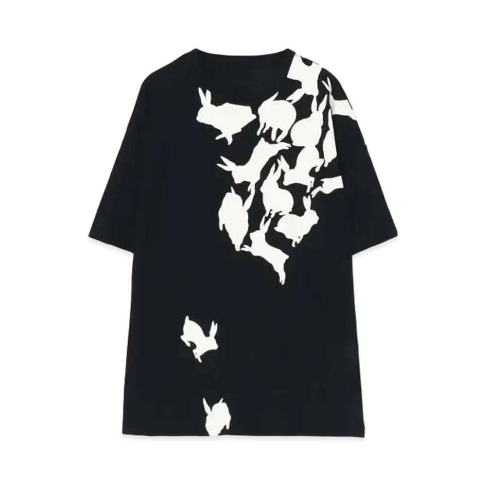 Ground Y x Jujutsu Kaisen "Rabbit Stampede" Move Print T-Shirt "Black"