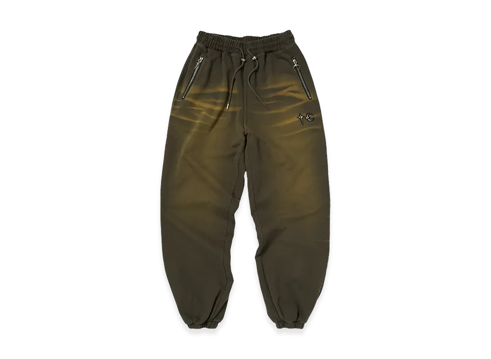 THUG CLUB TC Two Tone Washed Jogger Pants "Olive"