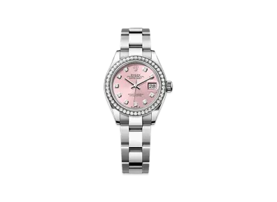 ROLEX Lady-Datejust 28mm Oystersteel & White Gold Diamond 279384RBR "Pink"