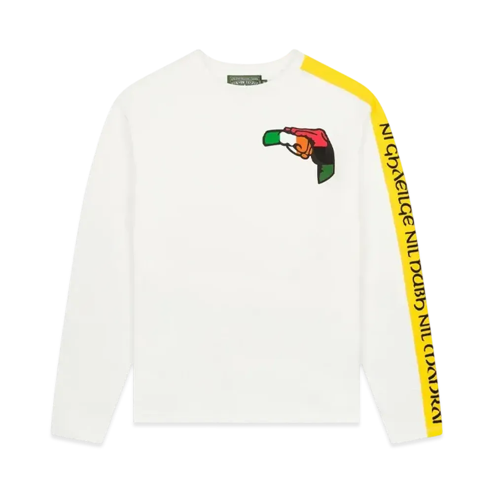 DENIM TEARS Fist Tee "White"