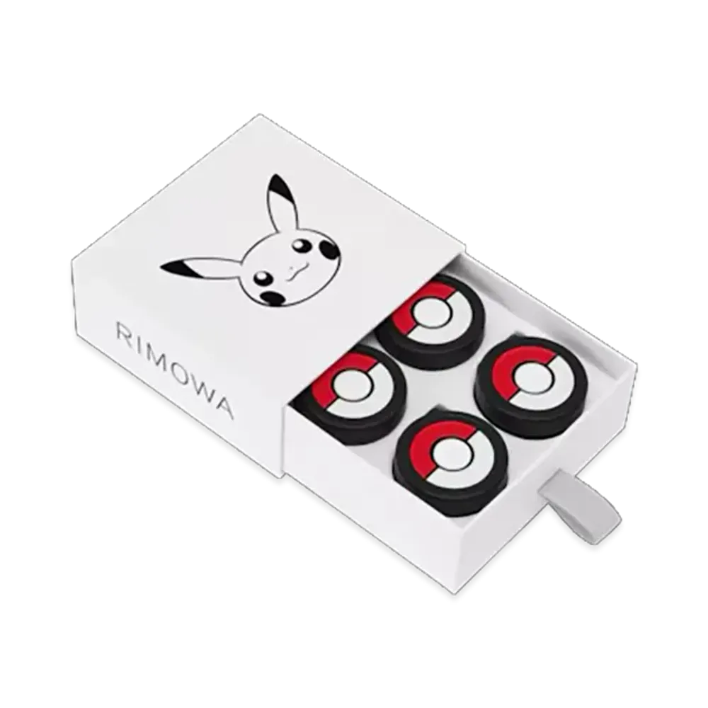RIMOWA x Pokemon Wheel Set Pokemon "Red/White"