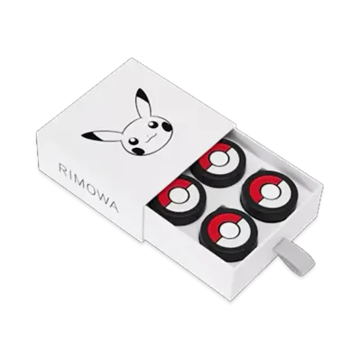 RIMOWA x Pokemon Wheel Set Pokemon "Red/White"