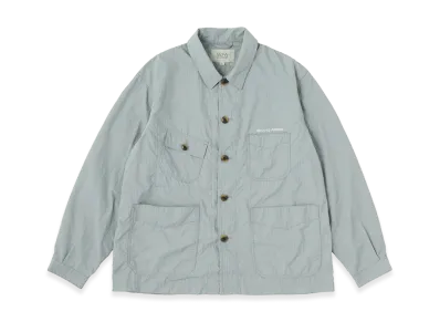 SEDAN ALL-PURPOSE Graph Plaid Nylon Work Jacket "Stone Grey"