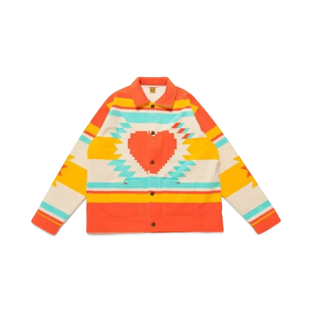 HUMAN MADE OUTDOOR BLANKET FLEECE JACKET "Multi"