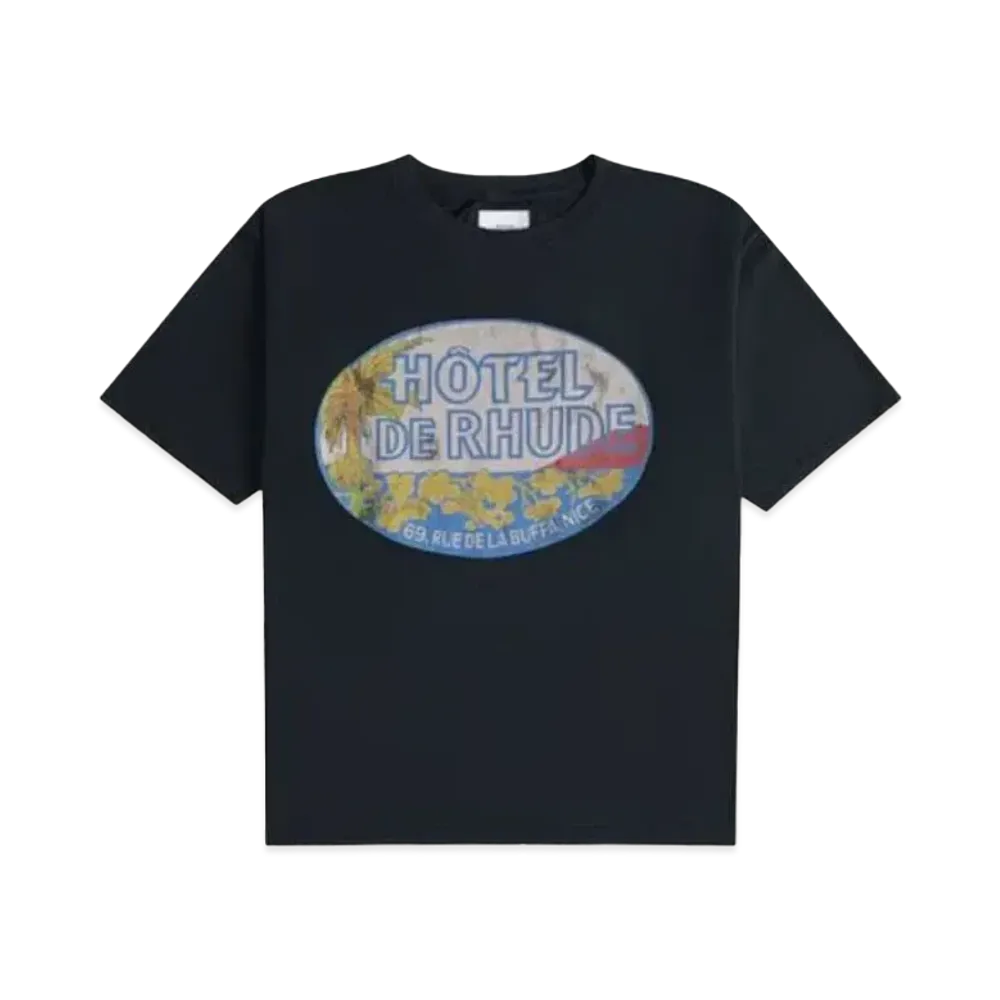 RHUDE Dimora Tee "Black"
