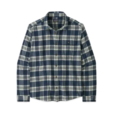 Patagonia Men's Long Sleeve Lightweight Fjord Flannel Shirt "Navy"